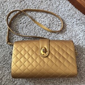 Vintage Gold Turn lock Purse